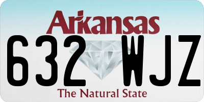 AR license plate 632WJZ