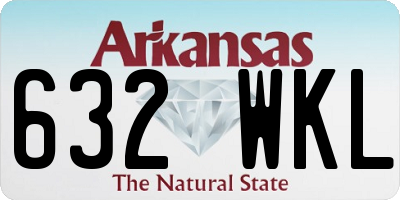 AR license plate 632WKL