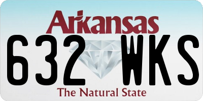 AR license plate 632WKS