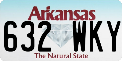 AR license plate 632WKY