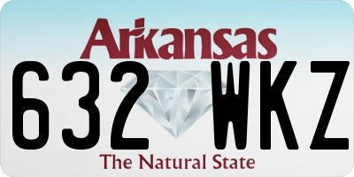 AR license plate 632WKZ
