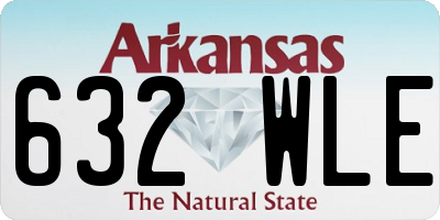 AR license plate 632WLE