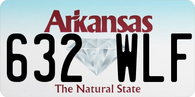 AR license plate 632WLF
