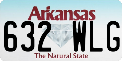 AR license plate 632WLG