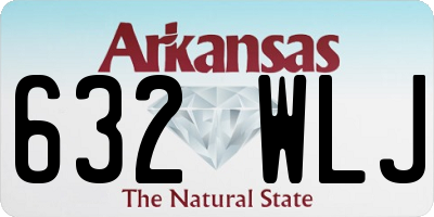 AR license plate 632WLJ