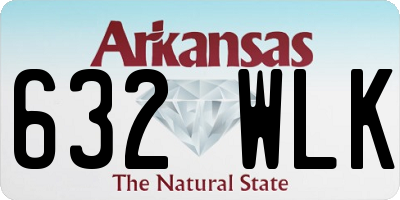AR license plate 632WLK