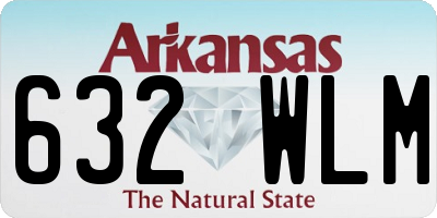 AR license plate 632WLM