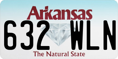 AR license plate 632WLN
