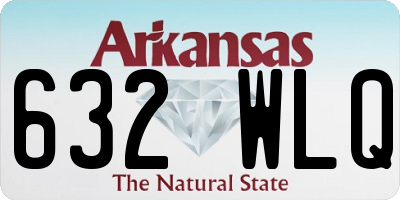 AR license plate 632WLQ