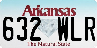 AR license plate 632WLR