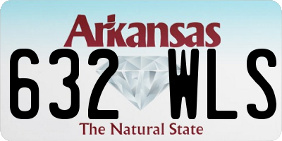 AR license plate 632WLS