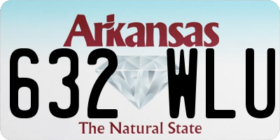 AR license plate 632WLU