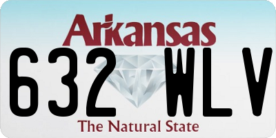 AR license plate 632WLV