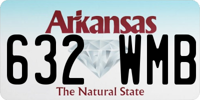 AR license plate 632WMB