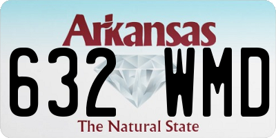 AR license plate 632WMD