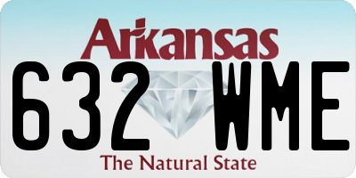 AR license plate 632WME
