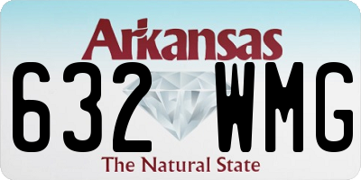 AR license plate 632WMG