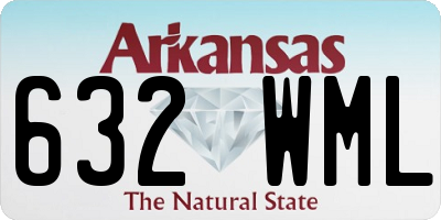 AR license plate 632WML