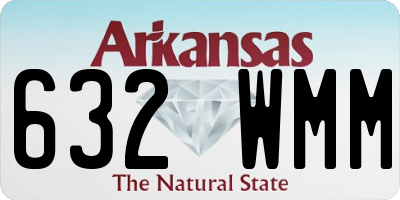 AR license plate 632WMM