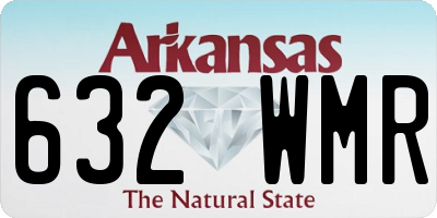 AR license plate 632WMR