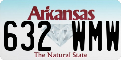 AR license plate 632WMW
