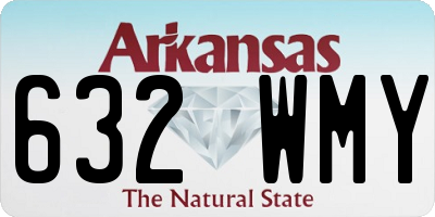 AR license plate 632WMY