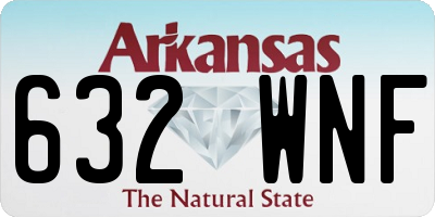 AR license plate 632WNF
