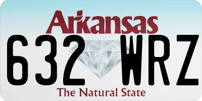 AR license plate 632WRZ