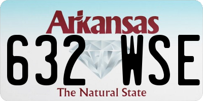 AR license plate 632WSE