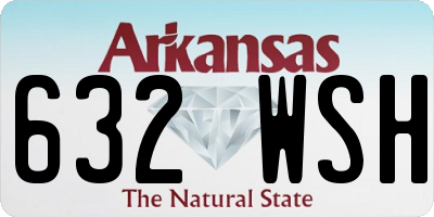 AR license plate 632WSH