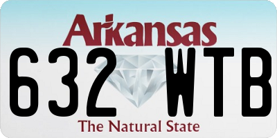 AR license plate 632WTB