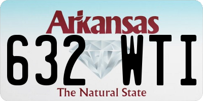 AR license plate 632WTI