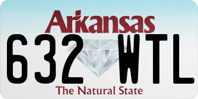 AR license plate 632WTL