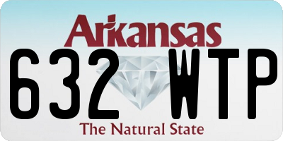 AR license plate 632WTP