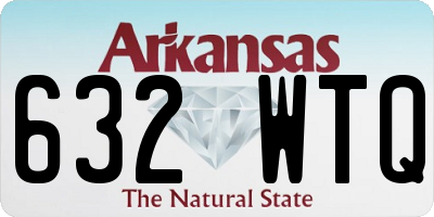 AR license plate 632WTQ