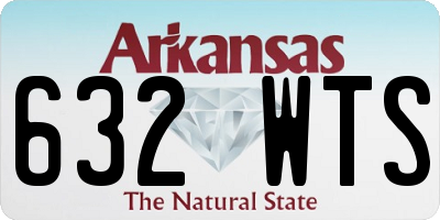 AR license plate 632WTS