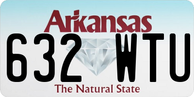 AR license plate 632WTU