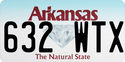 AR license plate 632WTX