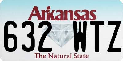 AR license plate 632WTZ
