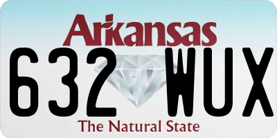 AR license plate 632WUX