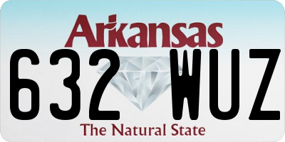 AR license plate 632WUZ