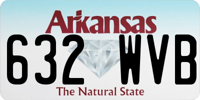 AR license plate 632WVB
