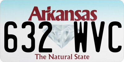 AR license plate 632WVC