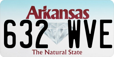 AR license plate 632WVE