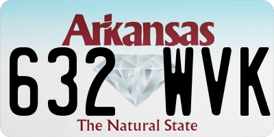 AR license plate 632WVK