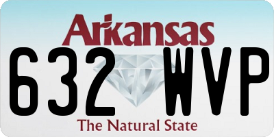AR license plate 632WVP