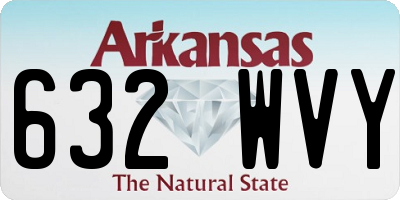 AR license plate 632WVY