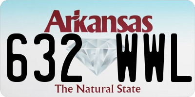 AR license plate 632WWL