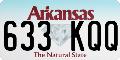 AR license plate 633KQQ