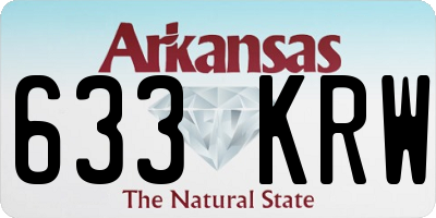 AR license plate 633KRW